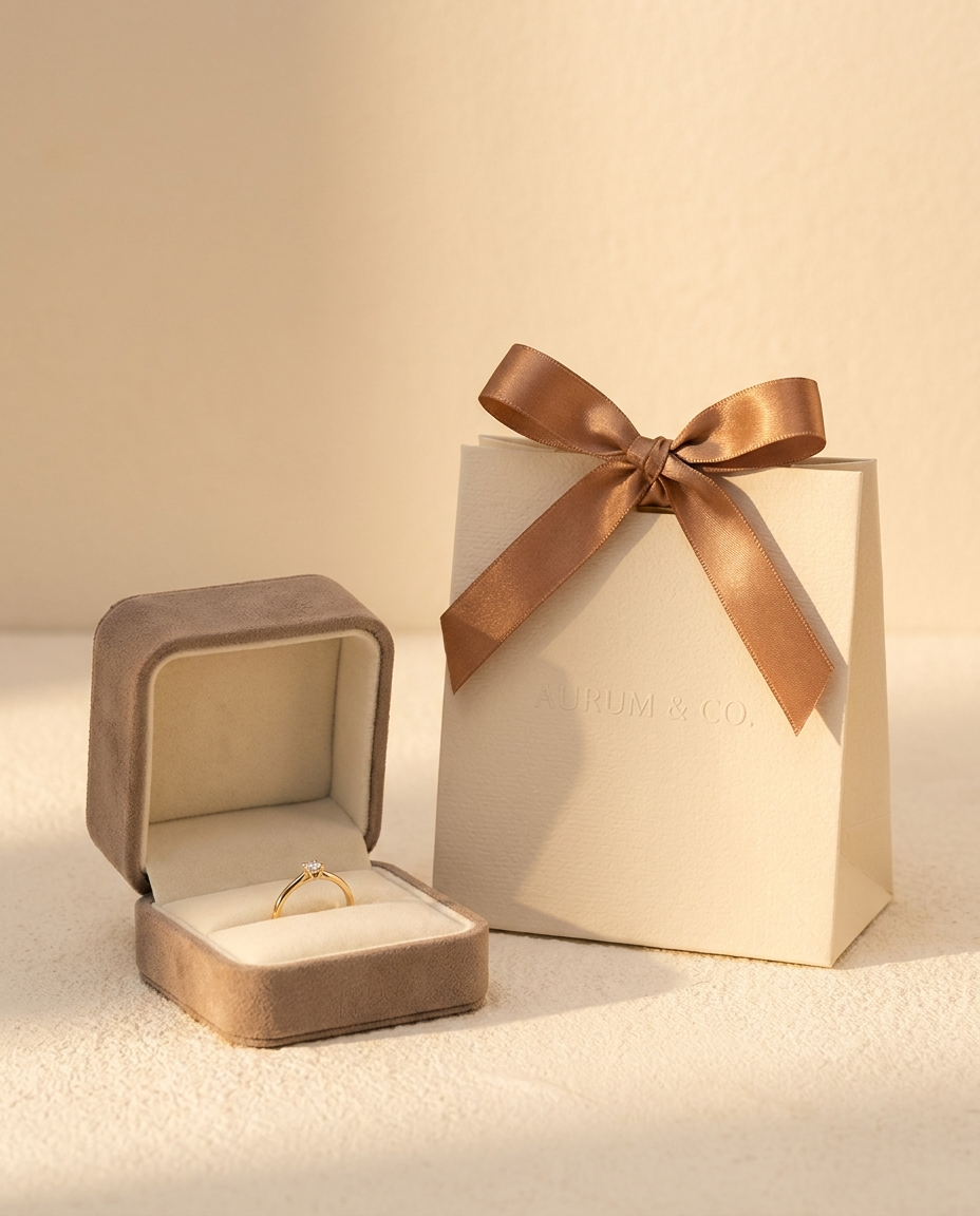 Aal Studs — delivered in the House of Aal taupe suede box with gift bag